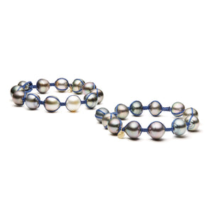 Not Your Mother's Pearls | Tahitian Grey with Blue