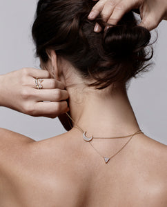 Shakti Necklace | Diamond Triangle