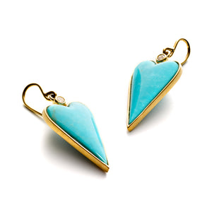 Flatiron Earrings | Turquoise