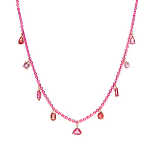 Aurora Borealis Necklace | Pink