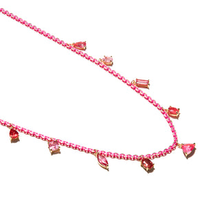 Aurora Borealis Necklace | Pink
