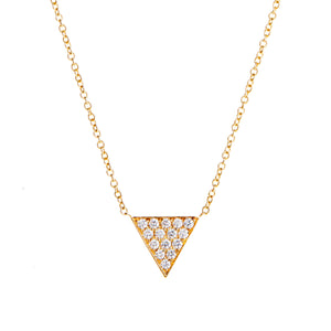 Shakti Necklace | Diamond Triangle