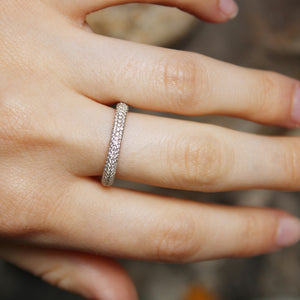 Circle of Love Ring | Pave Diamond